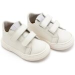 Παπούτσια Βαπτιστικά Δερμάτινα Sneakers BABYWALKER Λευκό BW4267