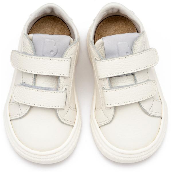 Παπούτσια Βαπτιστικά Δερμάτινα Sneakers BABYWALKER Λευκό BW4267