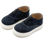 Παπούτσια Βαπτιστικά Καστόρινα Brogues BABYWALKER Μπλε BW4296