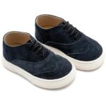 Παπούτσια Βαπτιστικά Καστόρινα Brogues BABYWALKER Μπλε BW4296