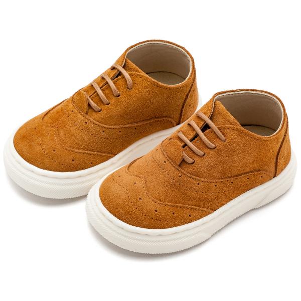Παπούτσια Βαπτιστικά Καστόρινα Brogues BABYWALKER Ταμπά BW4296