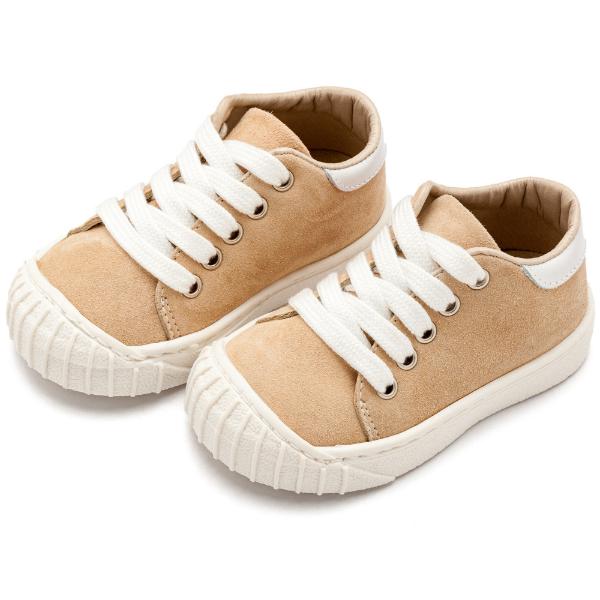 Παπούτσια Βαπτιστικά Καστόρινα Sneakers BABYWALKER Μπεζ BW4301