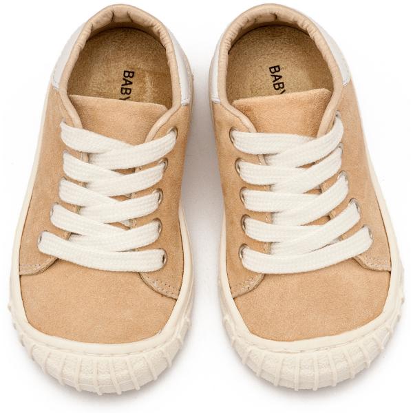 Παπούτσια Βαπτιστικά Καστόρινα Sneakers BABYWALKER Μπεζ BW4301