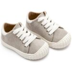 Παπούτσια Βαπτιστικά Καστόρινα Sneakers BABYWALKER Γκρι BW4301