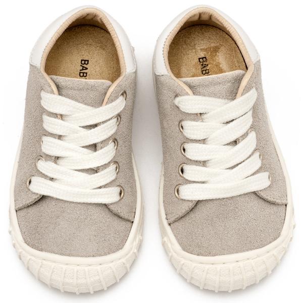 Παπούτσια Βαπτιστικά Καστόρινα Sneakers BABYWALKER Γκρι BW4301