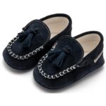 Παπούτσια Βαπτιστικά Καστόρινα Loafers Αγκαλιάς BABYWALKER Μπλε MI1130