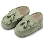 Παπούτσια Βαπτιστικά Καστόρινα Loafers Αγκαλιάς BABYWALKER Μέντα MI1130