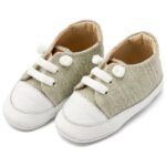 Παπούτσια Βαπτιστικά Δερμάτινα Sneakers Αγκαλιάς BABYWALKER Φιστικί MI1131