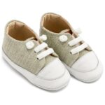 Παπούτσια Βαπτιστικά Δερμάτινα Sneakers Αγκαλιάς BABYWALKER Φιστικί MI1131