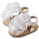 Βαπτιστικά Δερμάτινα Πέδιλα Αγκαλιάς BABYWALKER Λευκό MI1559