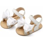 Βαπτιστικά Δερμάτινα Πέδιλα Αγκαλιάς BABYWALKER Λευκό MI1643