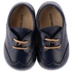 Brogues Βαπτιστικά Δερμάτινα Oxfords Αγκαλιάς BABYWALKER Μπλε PRI2070