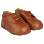 Brogues Βαπτιστικά Δερμάτινα Oxfords Αγκαλιάς BABYWALKER Ταμπά PRI2070