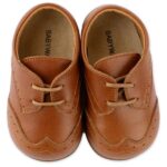 Brogues Βαπτιστικά Δερμάτινα Oxfords Αγκαλιάς BABYWALKER Ταμπά PRI2070