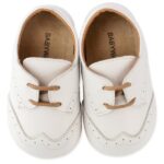 Brogues Βαπτιστικά Δερμάτινα Oxfords Αγκαλιάς BABYWALKER Λευκό PRI2070