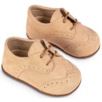Παπούτσια Βαπτιστικά Καστόρινα Brogues BABYWALKER Μπεζ PRI2112