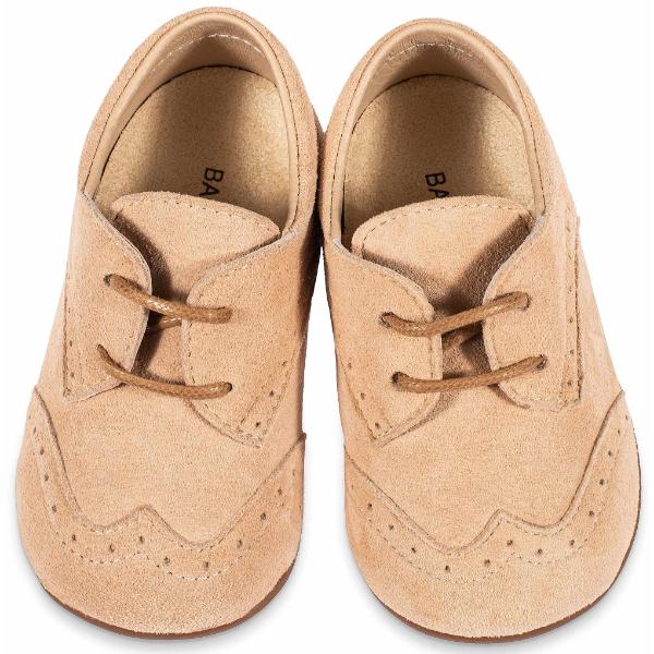 Παπούτσια Βαπτιστικά Καστόρινα Brogues BABYWALKER Μπεζ PRI2112