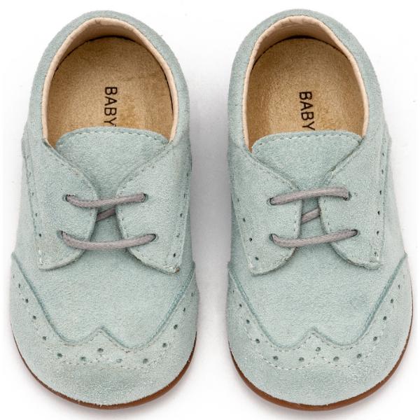 Παπούτσια Βαπτιστικά Καστόρινα Brogues BABYWALKER Γαλάζιο PRI2112