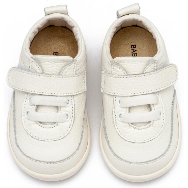 Παπούτσια Βαπτιστικά Δερμάτινα Sneakers BABYWALKER Λευκό PRI2118