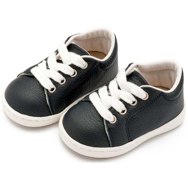 PRI2119 BLUE BABYWALKER Παπούτσια Βαπτιστικά Δερμάτινα Sneakers BABYWALKER Μπλε PRI2119