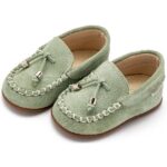 Παπούτσια Βαπτιστικά Καστόρινα Loafers BABYWALKER Μέντα PRI2121
