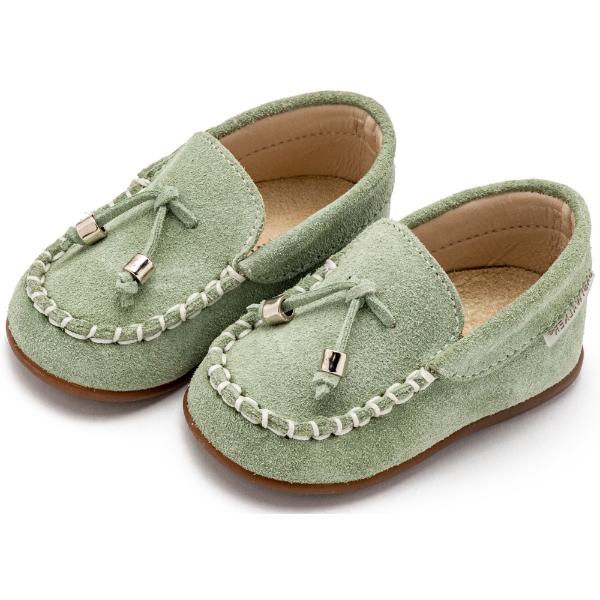 PRI2121 MINT BABYWALKER Παπούτσια Βαπτιστικά Καστόρινα Loafers BABYWALKER Μέντα PRI2121