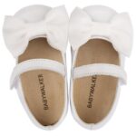 Βαπτιστικές Δερμάτινες Μπαλαρίνες BABYWALKER Λευκό PRI2525