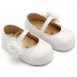 Βαπτιστικές Δερμάτινες Μπαλαρίνες BABYWALKER Λευκό PRI2640
