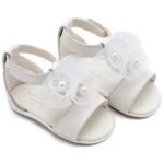 Βαπτιστικά Δερμάτινα Πέδιλα BABYWALKER Λευκό PRI2641