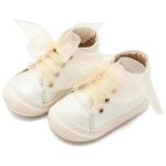 Βαπτιστικά Δερμάτινα Sneakers BABYWALKER Εκρού PRI2644