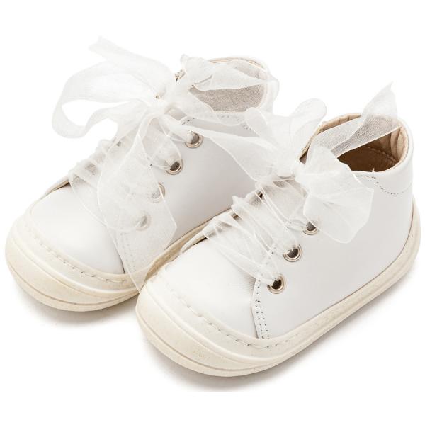 PRI2644 WHITE BABYWALKER Βαπτιστικά Δερμάτινα Sneakers BABYWALKER Λευκό PRI2644