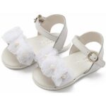 Βαπτιστικά Δερμάτινα Πέδιλα BABYWALKER Λευκό PRI2645