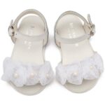 Βαπτιστικά Δερμάτινα Πέδιλα BABYWALKER Λευκό PRI2645