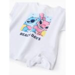 Μπλούζα μακό κοντομάνικη Lilo&Stitch για κορίτσι σε χρώμα λευκό ZIPPY ZKGAP0303_25011