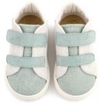 Παπούτσια Βαπτιστικά Δερμάτινα Sneakers BABYWALKER Λευκό-Μίνεραλ BS3085 - Image 2