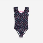 Παιδικό μαγιό ολόσωμο για κορίτσι σκούρο μπλε Funky 125-0505-1