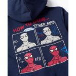 Παιδική ζακέτα φούτερ αχνούδιαστο Spiderman μπλε ZIPPY ZKBAP0201_25003