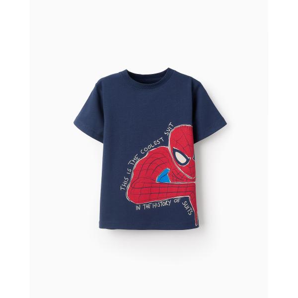 Μπλούζα μακό κοντομάνικη Spiderman για αγόρι σε χρώμα μπλε ZIPPY ZKBAP0303_25009