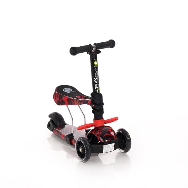LORELLI Πατίνι Τρίτροχο Με Κάθισμα Smart Red Fire 10390020023