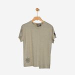 Παιδική μπλούζα μακό κοντομάνικη για αγόρι μπεζ GANG 125525