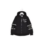 Παιδική ζακέτα φούτερ αχνούδιαστη κορίτσι μαύρο SPRINT 222-4069-200