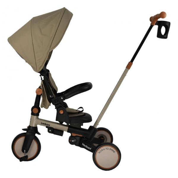 Ποδηλατάκι Τρίκυκλο Urban 7 in 1 Beige Bebe Stars 822-182