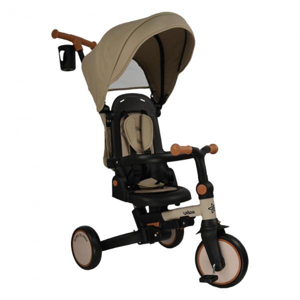 Ποδηλατάκι Τρίκυκλο Urban 7 in 1 Beige Bebe Stars 822-182