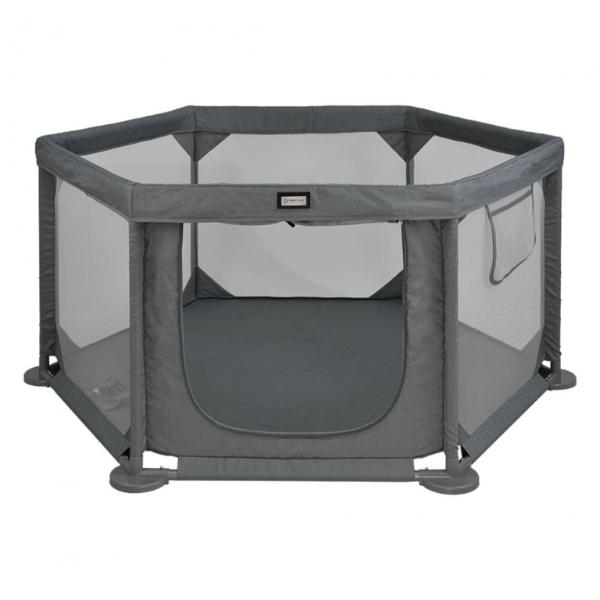 Παρκοκρέβατο Πολύγωνο Cool Grey Bebe Stars 889-186