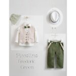 AG23S56 FREDERIC GREEN Piccolino βαπτιστικό κοστούμι με γιλέκο για αγόρι AG23S56 Frederic Green