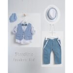 Piccolino βαπτιστικό κοστούμι με γιλέκο για αγόρι AG23S56 Frederic Raf