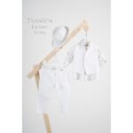 Piccolino βαπτιστικό κοστούμι με γιλέκο για αγόρι AG23S59.WHITE Luciano White