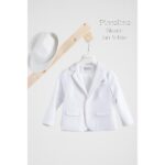 Piccolino βαπτιστικό κοστούμι με γιλέκο για αγόρι AG23S60 Ian White