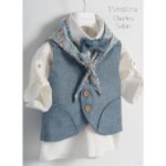 Piccolino βαπτιστικό κοστούμι με γιλέκο για αγόρι AG24S62 Charles Safari