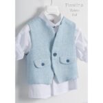 Piccolino βαπτιστικό κοστούμι με γιλέκο για αγόρι AG24S64 Mateo Raf - Image 2